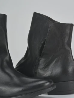 Stivaletti tacco 2cm pelle Donna Stivaletti Tacco Basso