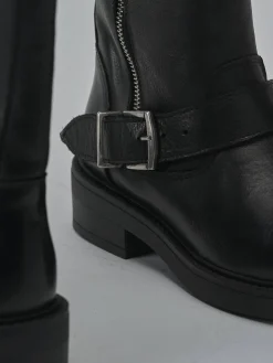 Sale Stivaletti tacco 3cm pelle Donna Stivaletti Tacco Basso