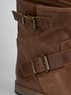 Hot Stivaletti tacco 1cm pelle Donna Stivaletti Tacco Basso