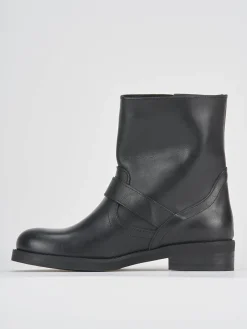 Hot Stivaletti tacco 3cm pelle Donna Stivaletti Tacco Basso