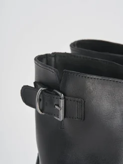 Hot Stivaletti tacco 3cm pelle Donna Stivaletti Tacco Basso