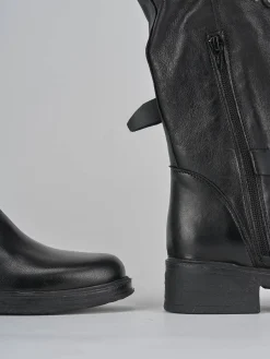 Stivaletti tacco 3cm pelle Donna Stivaletti Tacco Basso