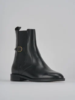 Hot Stivaletti tacco 2cm pelle Donna Stivaletti Tacco Basso