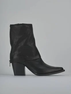 Discount Stivaletti tacco 8cm pelle Donna Stivaletti Tacco Alto