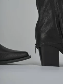 Discount Stivaletti tacco 8cm pelle Donna Stivaletti Tacco Alto