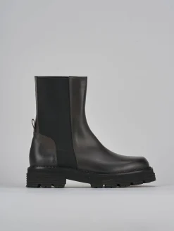 Discount Stivaletti tacco 2cm pelle testa Donna Stivaletti Tacco Basso