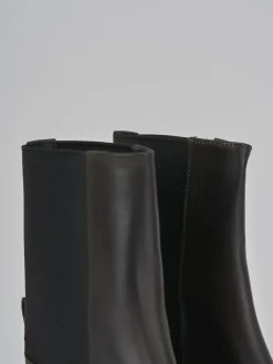 Discount Stivaletti tacco 2cm pelle testa Donna Stivaletti Tacco Basso