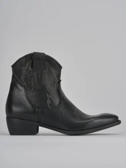 Outlet Stivaletti tacco 2cm pelle Donna Stivaletti Tacco Basso