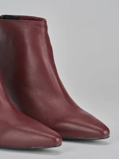 Hot Stivaletti tacco 7cm pelle bordo' Donna Stivaletti Tacco Alto