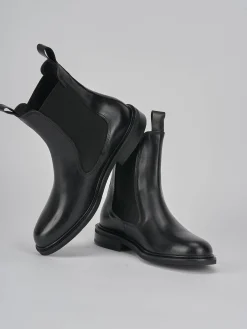 New Stivaletti tacco 1cm pelle Donna Stivaletti Tacco Basso