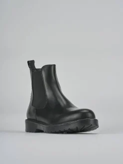 New Stivaletti tacco 2cm pelle Donna Stivaletti Tacco Basso