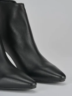 New Stivaletti tacco 7cm pelle Donna Stivaletti Tacco Alto