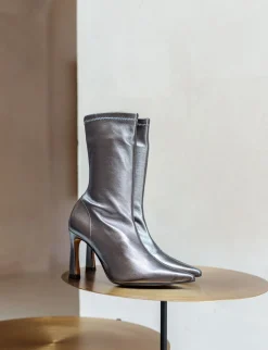 Best Stivaletti tacco 9cm pelle Donna Stivaletti Tacco Alto