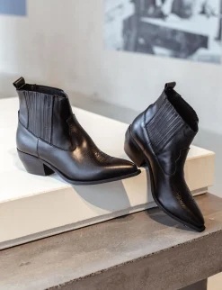 Hot Stivaletti tacco 4cm pelle Donna Stivaletti Tacco Basso