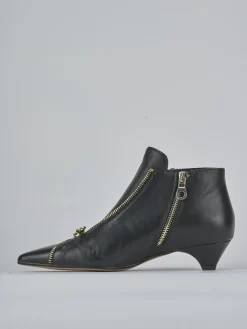 Stivaletti tacco 3cm pelle Donna Stivaletti Tacco Basso