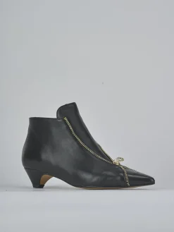 Stivaletti tacco 3cm pelle Donna Stivaletti Tacco Basso