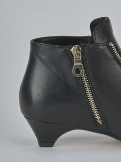 Stivaletti tacco 3cm pelle Donna Stivaletti Tacco Basso