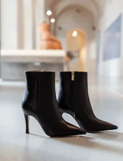 Clearance Stivaletti tacco 9cm pelle Donna Stivaletti Tacco Alto