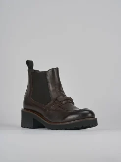 Hot Stivaletti tacco 5cm pelle testa Donna Stivaletti Tacco Alto