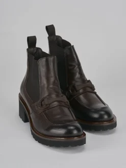 Hot Stivaletti tacco 5cm pelle testa Donna Stivaletti Tacco Alto