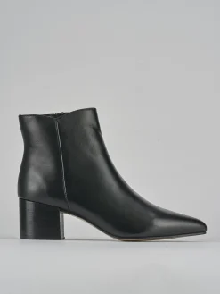 Stivaletti tacco 5cm pelle Donna Stivaletti Tacco Alto