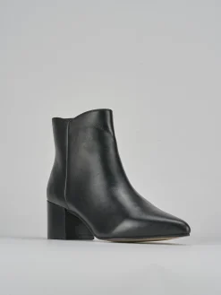 Stivaletti tacco 5cm pelle Donna Stivaletti Tacco Alto