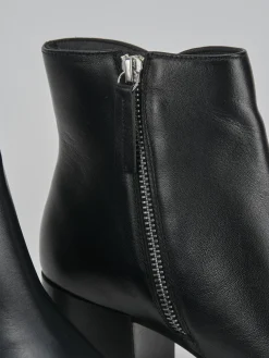 Stivaletti tacco 5cm pelle Donna Stivaletti Tacco Alto