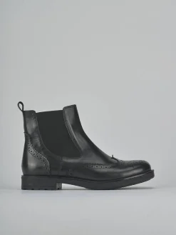 Online Stivaletti tacco 1cm pelle Donna Stivaletti Tacco Basso