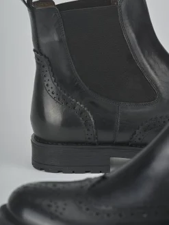 Online Stivaletti tacco 1cm pelle Donna Stivaletti Tacco Basso