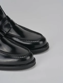 Stivaletti tacco 1cm pelle Donna Stivaletti Tacco Basso