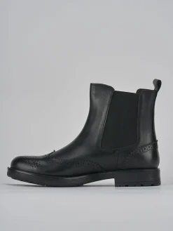 Outlet Stivaletti tacco 2cm pelle Donna Stivaletti Tacco Basso