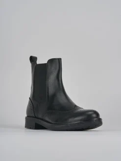 Outlet Stivaletti tacco 2cm pelle Donna Stivaletti Tacco Basso