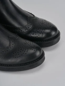 Outlet Stivaletti tacco 2cm pelle Donna Stivaletti Tacco Basso