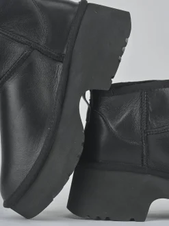 Hot Stivaletti tacco 3cm pelle Donna Stivaletti Tacco Basso