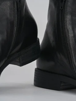 Stivaletti tacco 1cm pelle Donna Stivaletti Tacco Basso