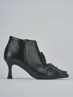 New Stivaletti tacco 7cm pelle Donna Stivaletti Tacco Alto