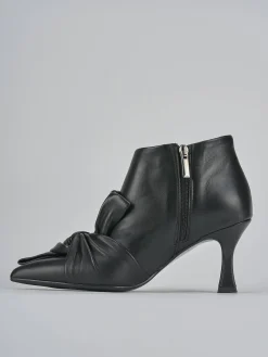 New Stivaletti tacco 7cm pelle Donna Stivaletti Tacco Alto