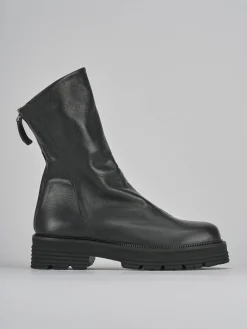 Outlet Stivaletti tacco 2cm pelle Donna Stivaletti Tacco Basso