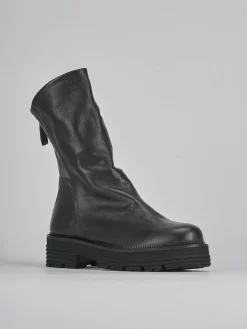 Outlet Stivaletti tacco 2cm pelle Donna Stivaletti Tacco Basso