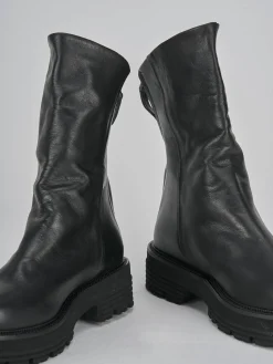 Outlet Stivaletti tacco 2cm pelle Donna Stivaletti Tacco Basso