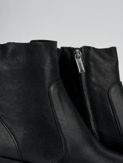 Clearance Stivaletti tacco 3cm pelle Donna Stivaletti Tacco Basso