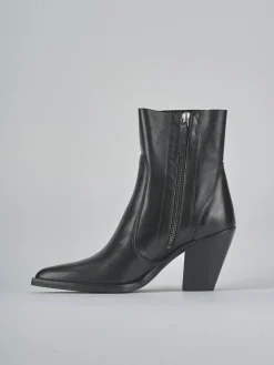 Clearance Stivaletti tacco 6cm pelle Donna Stivaletti Tacco Alto