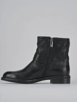 New Stivaletti tacco 1cm pelle Donna Stivaletti Tacco Basso