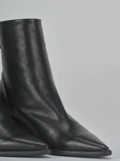 Stivaletti tacco 6cm pelle Donna Stivaletti Tacco Alto