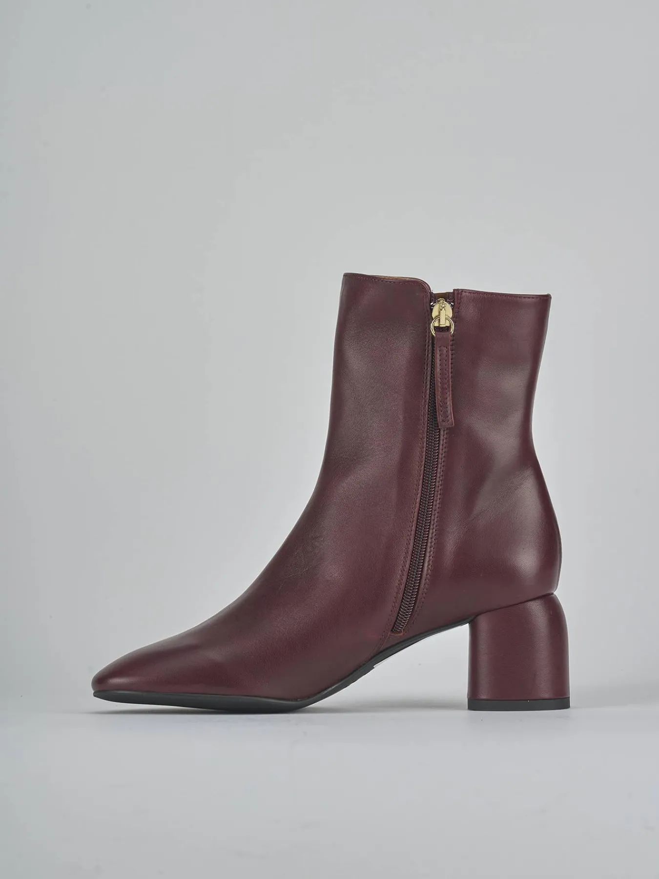 Clearance Stivaletti tacco 6cm pelle bordo' Donna Stivaletti Tacco Alto