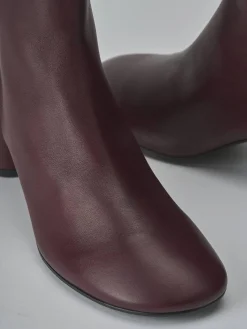 Clearance Stivaletti tacco 6cm pelle bordo' Donna Stivaletti Tacco Alto