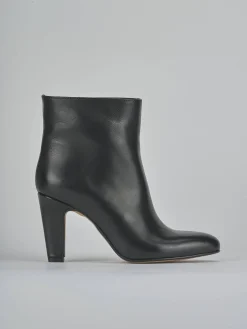 Stivaletti tacco 8cm pelle Donna Stivaletti Tacco Alto