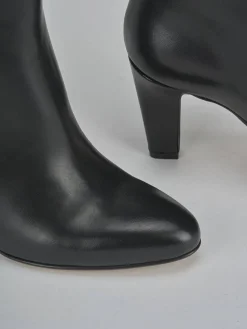 Stivaletti tacco 8cm pelle Donna Stivaletti Tacco Alto