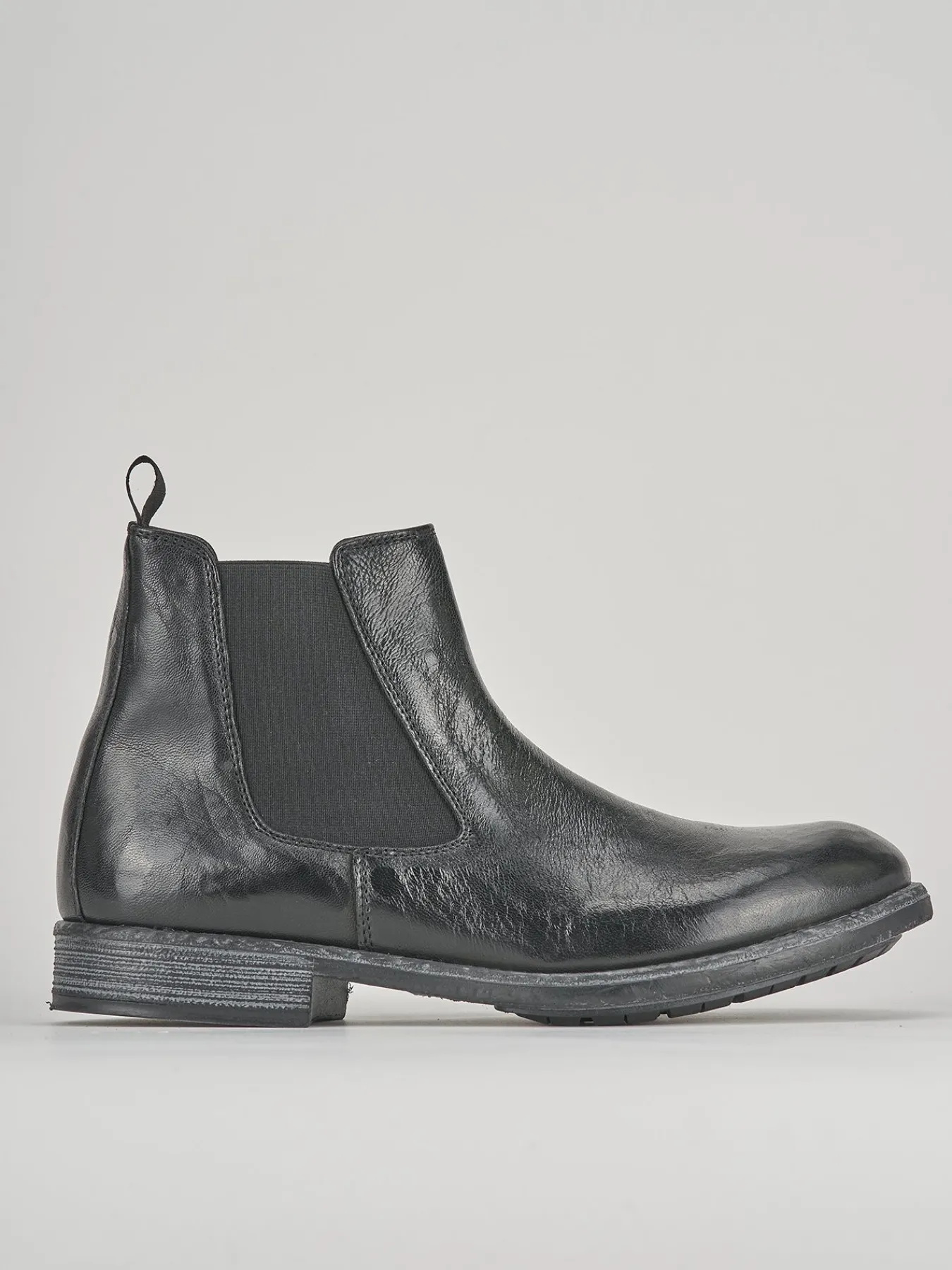 Hot Stivaletti tacco 1cm pelle Uomo Stivaletti