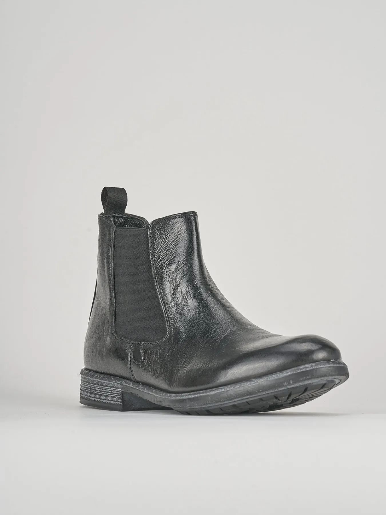 Hot Stivaletti tacco 1cm pelle Uomo Stivaletti